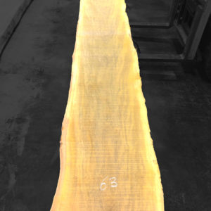 Tabla de madera maciza de Bilinga nº 8 para mesas a medida