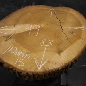 Rodaja de madera maciza de Cedro del Líbano nº 15