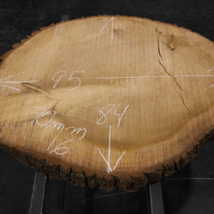Rodaja de madera maciza para mesa redonda de Cedro del Líbano nº 16
