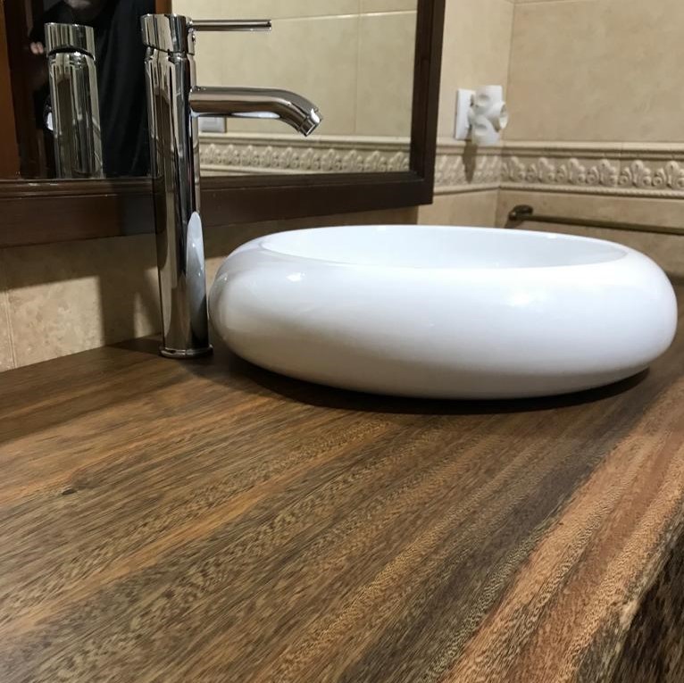 Encimera de baño de madera de Talí