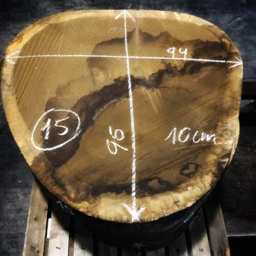 Iroko, rodaja nº 15