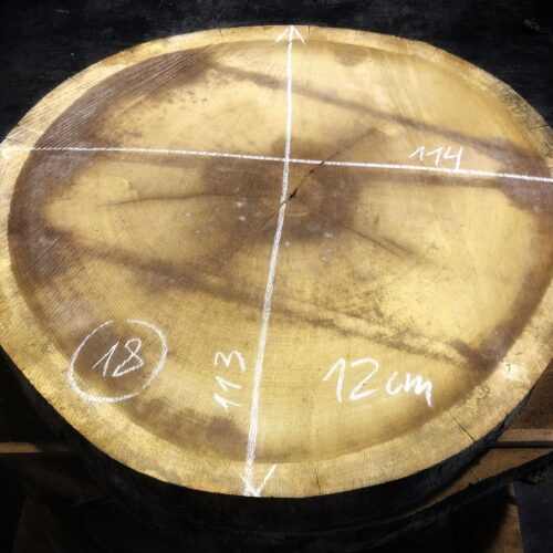 Iroko, rodaja nº 18