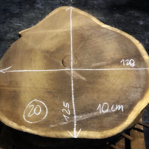 Iroko, rodaja nº 20